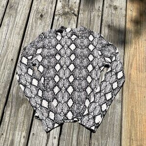 Snake Mock Turtleneck Small